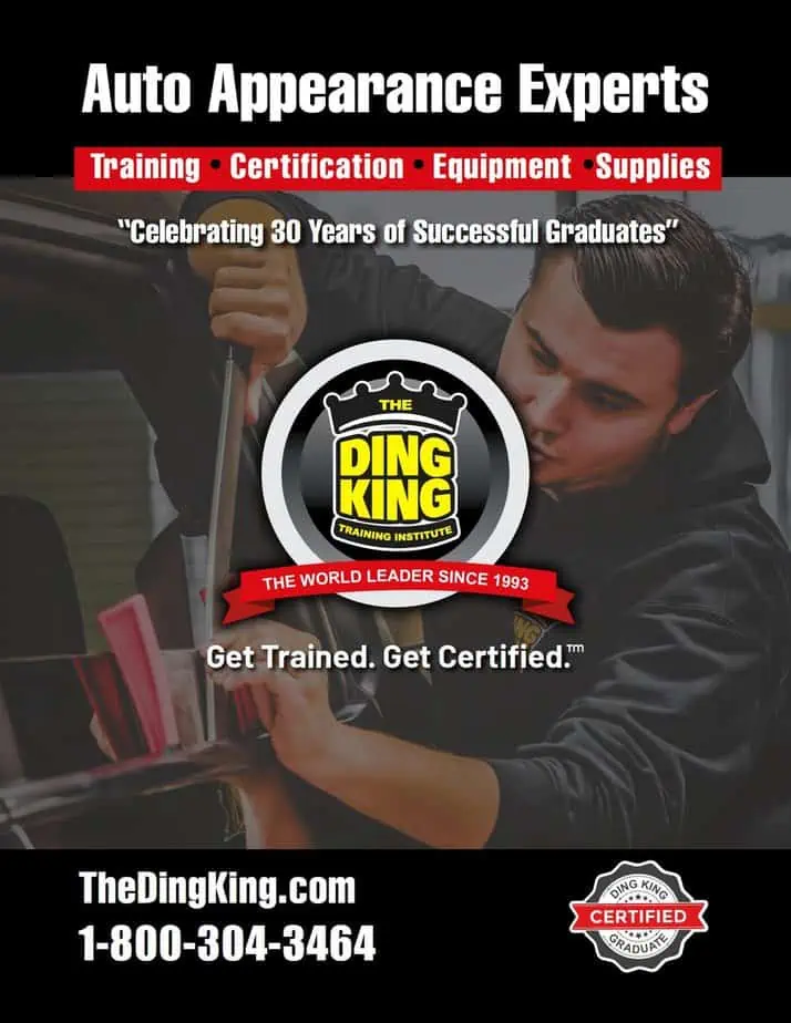 Ding King auto odor removal training.